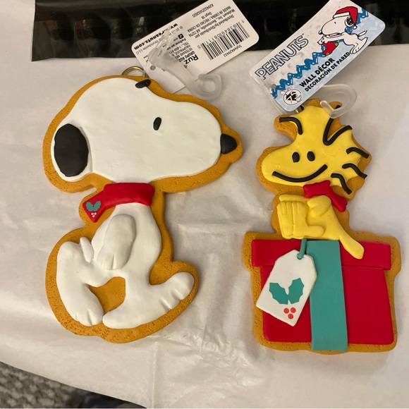 NEW Peanuts Cookie Sheet Collectible Wall Decor Holiday XMAS Snoppy & Woodstock - Picture 2 of 5